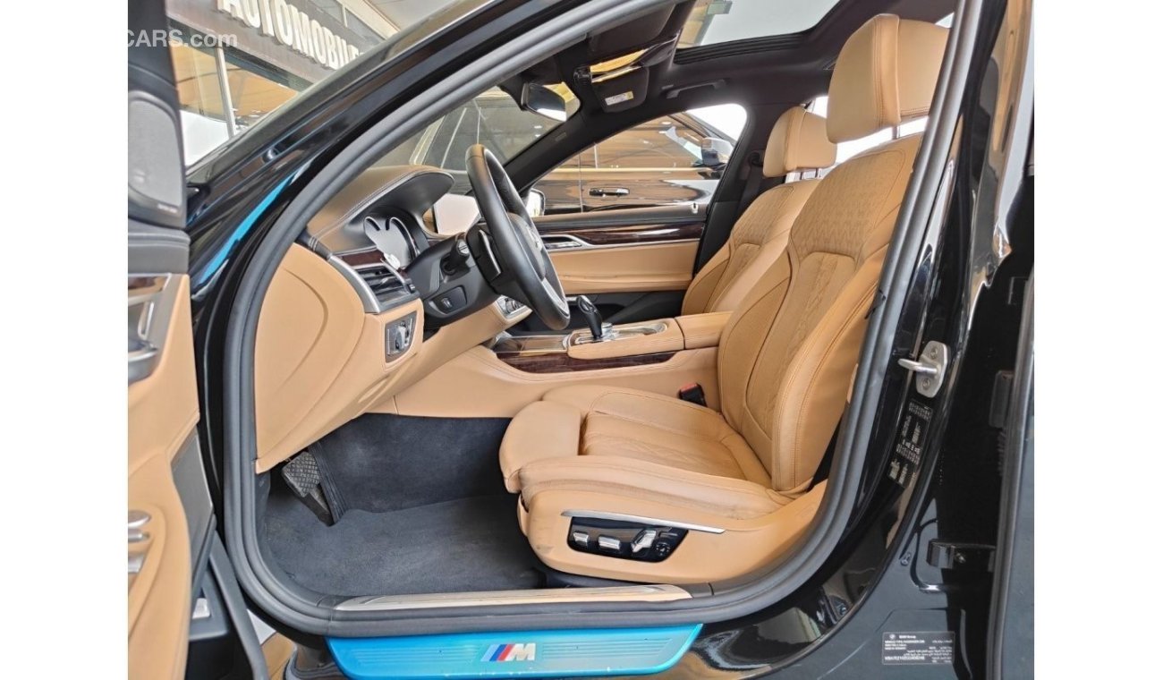 BMW 740Li M Sport AED 2,700 P.M | 2016 BMW 740Li M-SPORT | UNDER WARRANTY | GCC | VIP FULLY LOADED