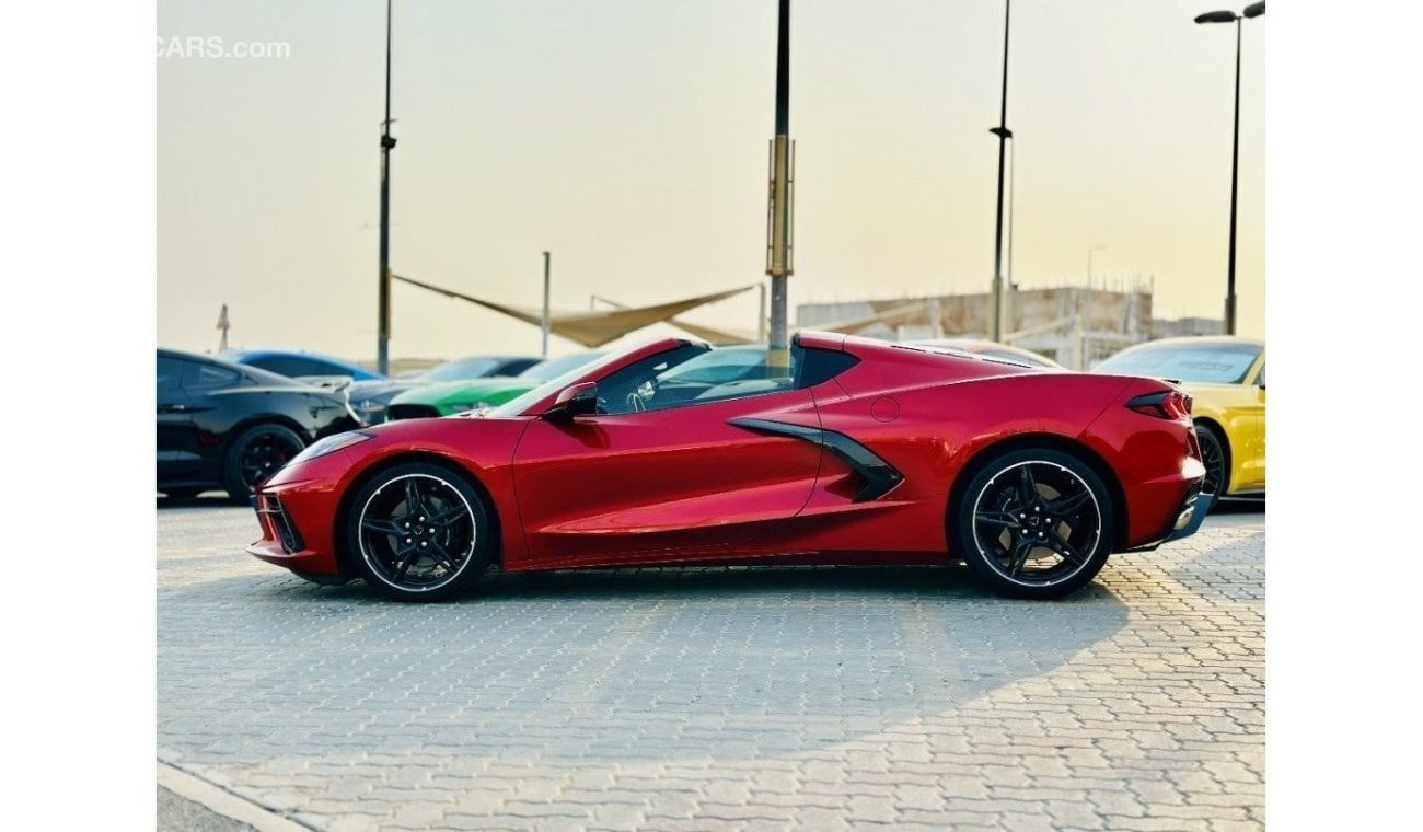 Chevrolet Corvette C8 | Monthly AED 4460/- | 0% DP | Big Screen | Paddle Shifters | Leather Seats | # 02419