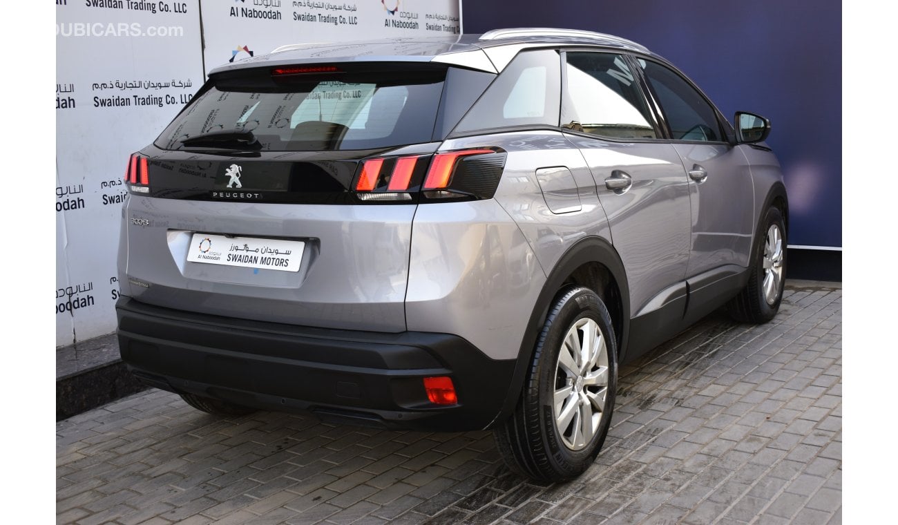 Peugeot 3008 AED 1439 PM | 1.6L ACTIVE GCC AUTHORIZED DEALER MANUFACTURER WARRANTY UP TO 2026 OR 100K KM