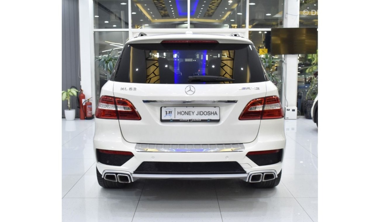 مرسيدس بنز ML 63 AMG EXCELLENT DEAL for our Mercedes Benz ML63 AMG ( 2015 Model ) in White Color GCC Specs