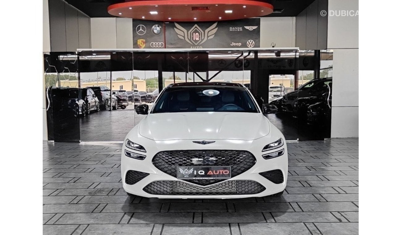 جينيسس G70 AED 2,900 P.M | 2023 GENESIS G70 2.0L TURBO | GCC | FULLY LOADED TOP OPTION | UNDER AGENCY  WARRANTY