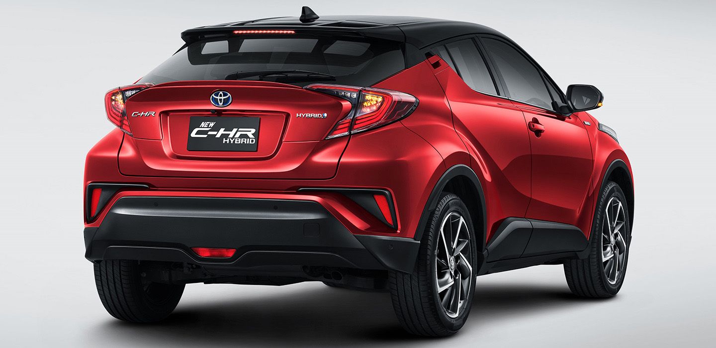 Toyota CHR exterior - Rear Left Angled