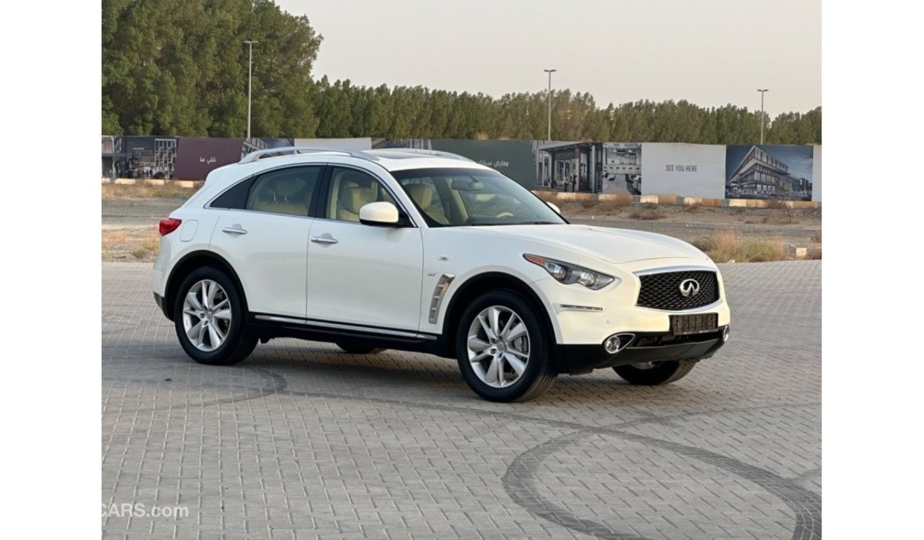 إنفينيتي QX70 سبورت لاكجري موديل 2017 خليجي فل مواصفات كرأسي جلد وفتحة سقف وتحكم كهربي كامل ونظام صوت ممتاز