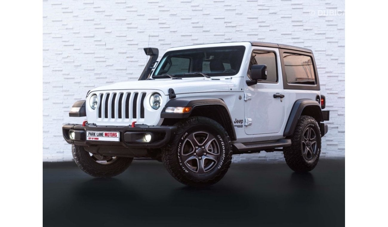 Jeep Wrangler AED 1,808 PM • WRANGLER SPORT 4X4 TRAIL RATED® • LOW KMS • GCC SPECS • PRISTINE CONDITION