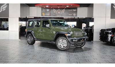 Jeep Wrangler Unlimited Sport 3.6L A/T AED 2,300 P.M | 2021 JEEP WRANGLER UNLIMITED SPORT | AGENCY WARRANTY | ORIG