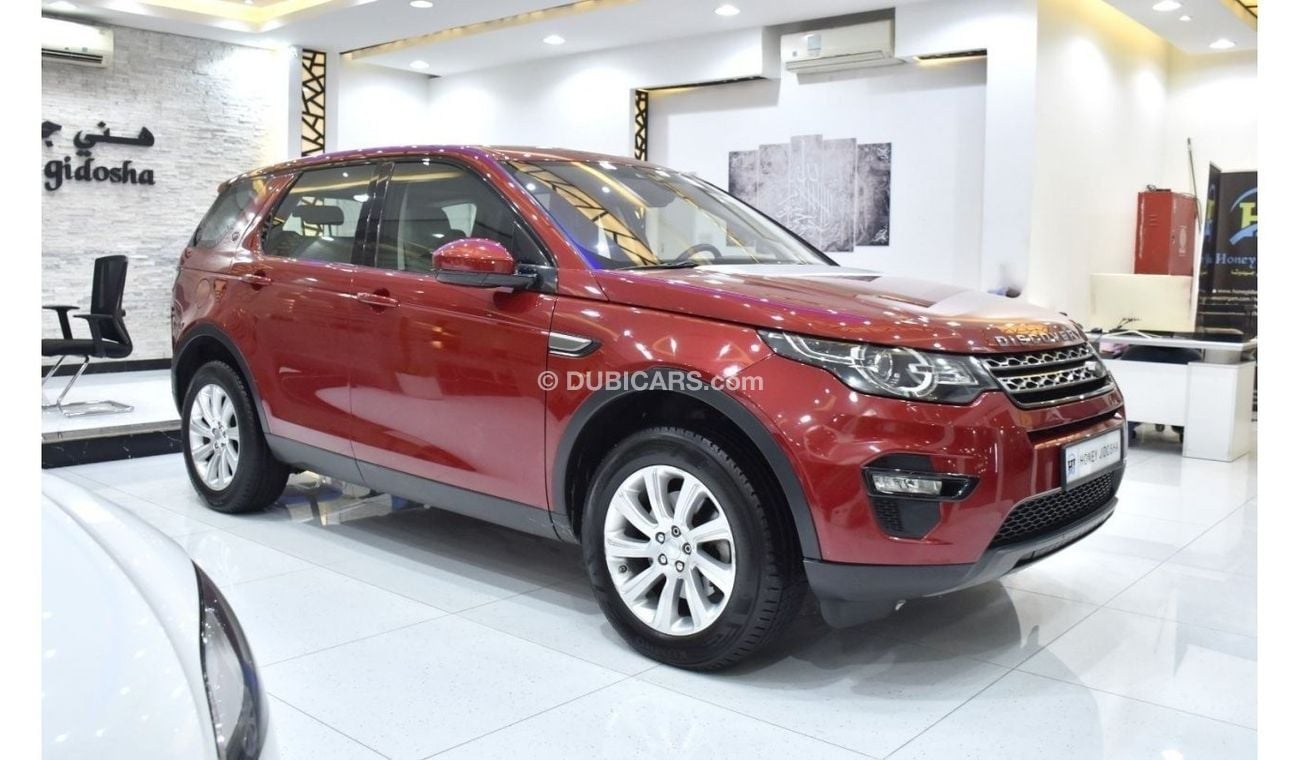 لاند روفر دسكفري سبورت EXCELLENT DEAL for our Land Rover Discovery Sport SE Si4 ( 2016 Model ) in Red Color GCC Specs