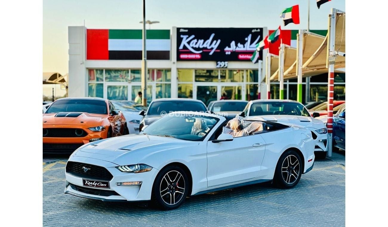 فورد موستانج EcoBoost Convertible | Monthly AED 1120/- | 0% DP | Touch Screen | Leather Seats | # 19679