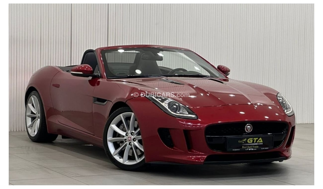 Jaguar F Type Std 2017 Jaguar F-Type Convertible, Warranty Full Jaguar Service History, Low Kms, GCC