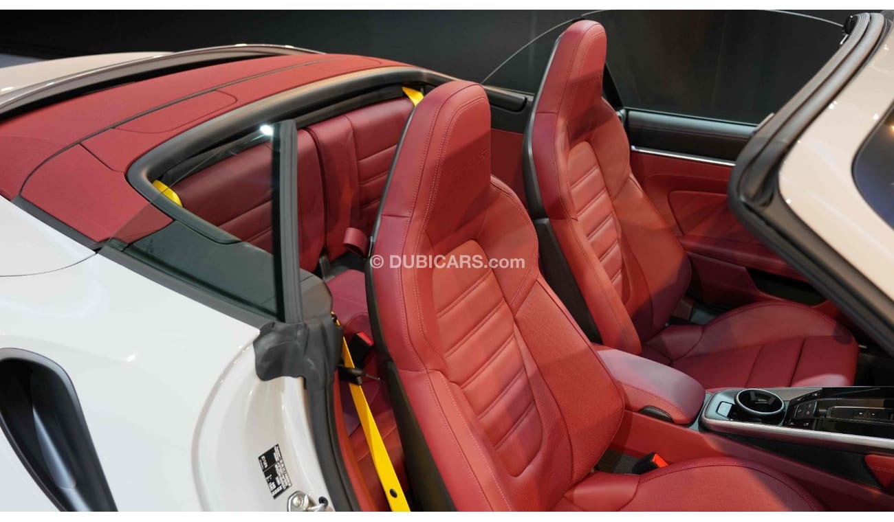 بورش 911 Cabriolet | Brand New | 2024 | Crayon | Interior Red Bordeaux