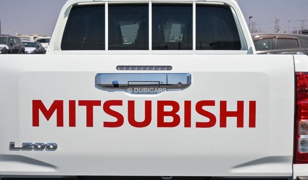 ميتسوبيشي L200 Brand New Mitsubishi L200 For Export 2.4L Petrol GLX| White/Black | M/T | Euro 5 | L200-GLX-P-4WD