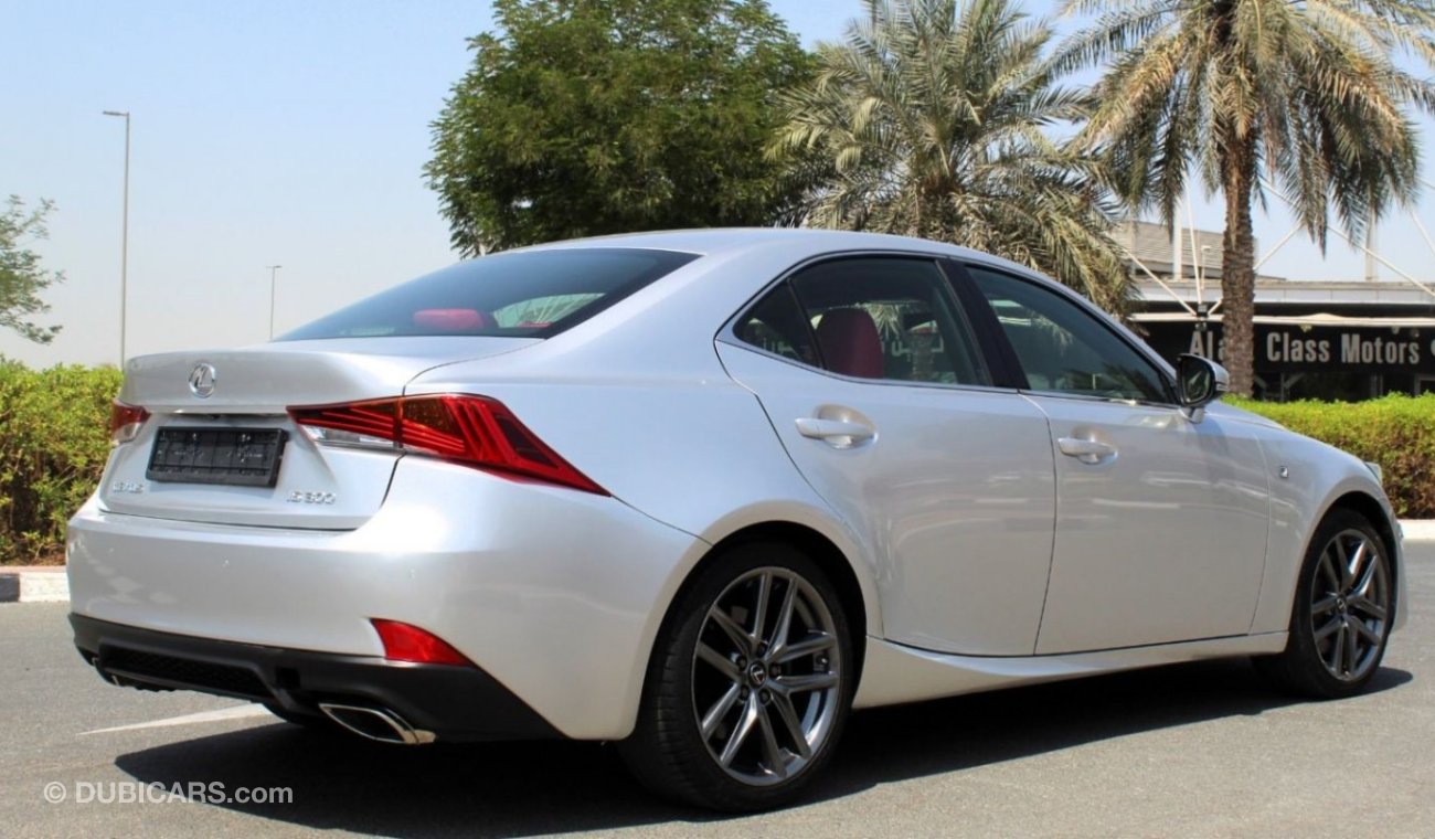 لكزس IS 300 LEXUS IS300 F SPORT 2020 GCC AL FUTTAIM LEXUS LOW MILEAGE SINGLE OWNER IN MINT CONDITION