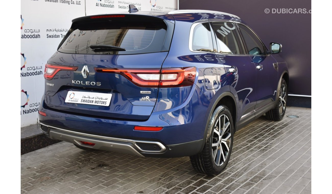 Renault Koleos AED 1279 PM | 2.5L LE 4WD GCC DEALER WARRANTY