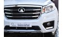 Great Wall Wingle AED 525 PM | DC 2WD 2.4 MT GCC DEALER WARRANTY