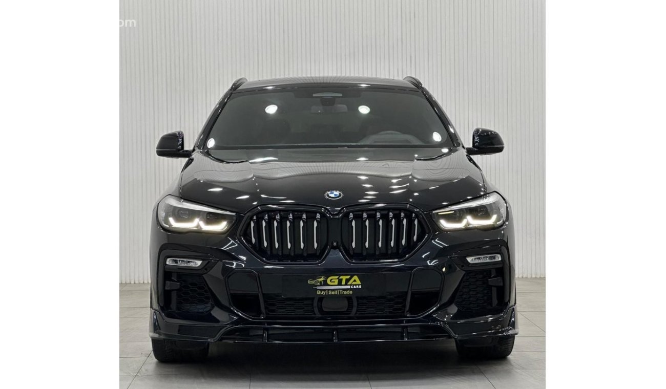 بي أم دبليو X6 xDrive40i لاكجري M سبورت باكج 2020 BMW X6 xDrive40i M-Kit, May 2025 BMW Warranty + Service Pack, Ful