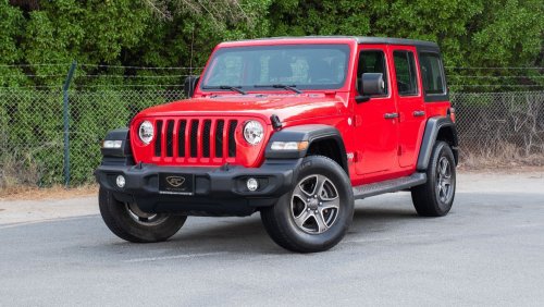 Jeep Wrangler Unlimited Sport AED 1,965/month 2019 | JEEP WRANGLER UNLIMITED | SPORT GCC | FULL JEEP SERVICE HISTO