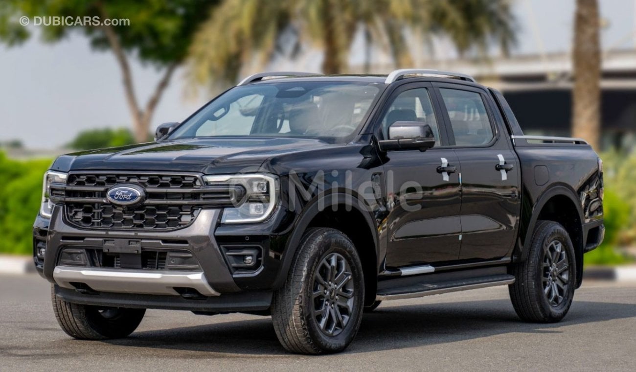 Ford Ranger DC WILDTRAK 2.0L DIESEL 4X4 - ABSOLUTE BLACK: WITH BI-TURBO ENGINE, 360 CAMERA