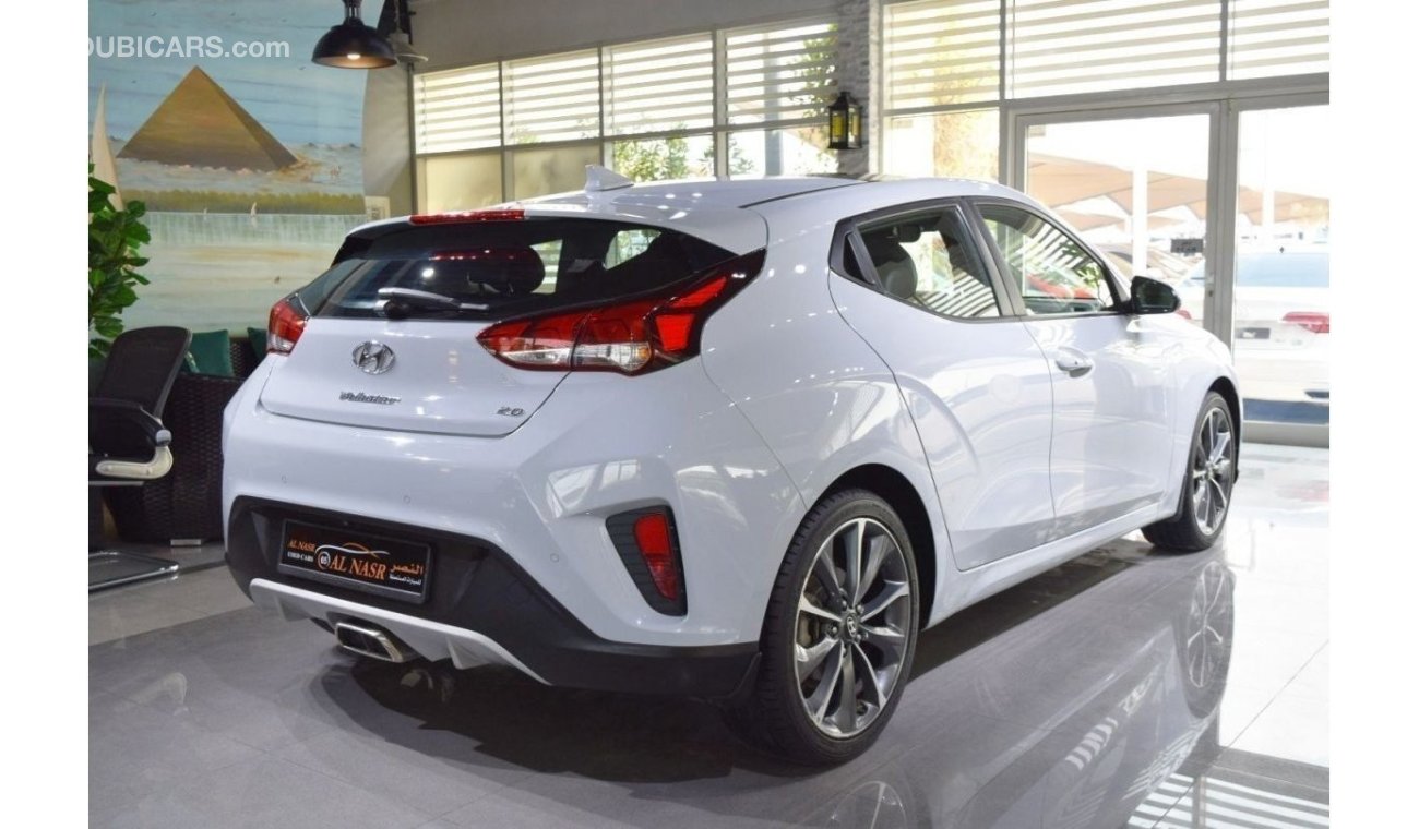 Hyundai Veloster Turbo صبغ وكاله | GCC Specs | 2.0L | Original Paint | Excellent Condition | Accid