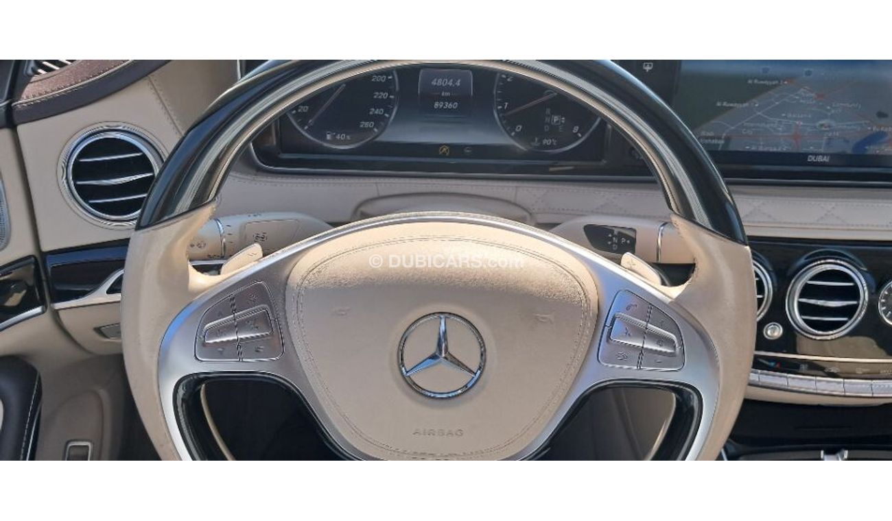 Mercedes-Benz S600 Maybach MAYBACH S600 2016 GCC FULL SERVICE GARGASH +ORGINAL PAINT 100% +FULL OPTION + 1 YEAR WARRANTY