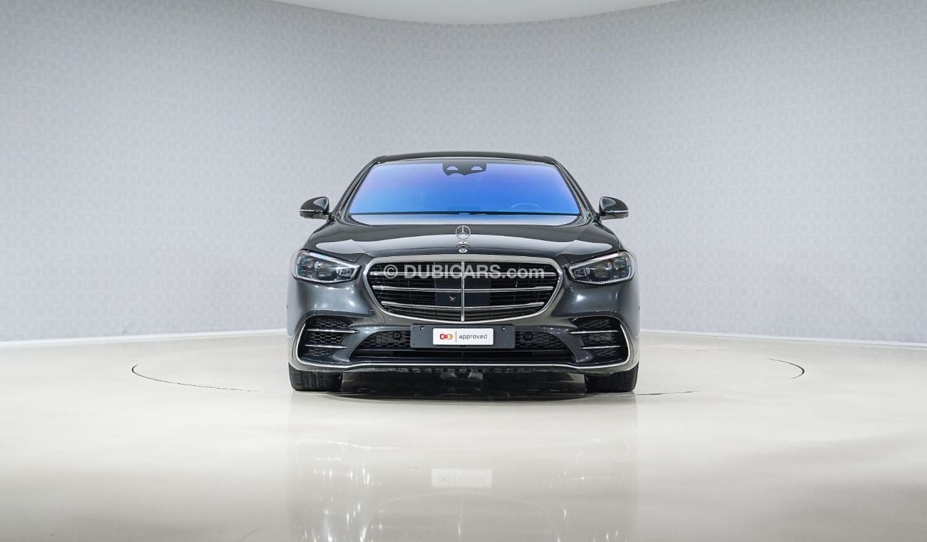 مرسيدس بنز S 580 4Matic AMG Line - AED 9,078 P/M - Warranty till 08/2028