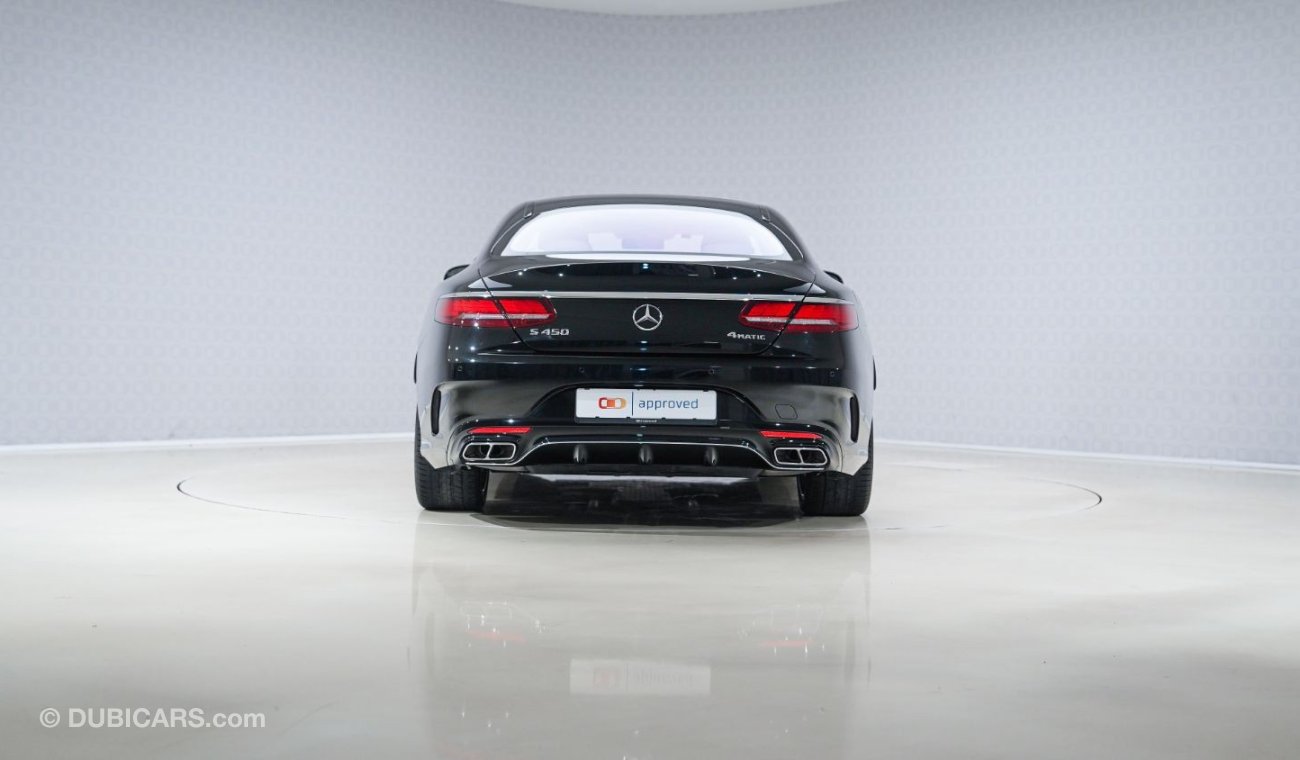 مرسيدس بنز S 450 AMG Coupe - 2 Years Approved Warranty - Approved Prepared Vehicle