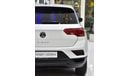 فولكس واجن T ROC EXCELLENT DEAL for our Volkswagen T-ROC ( 2021 Model ) in White Color GCC Specs