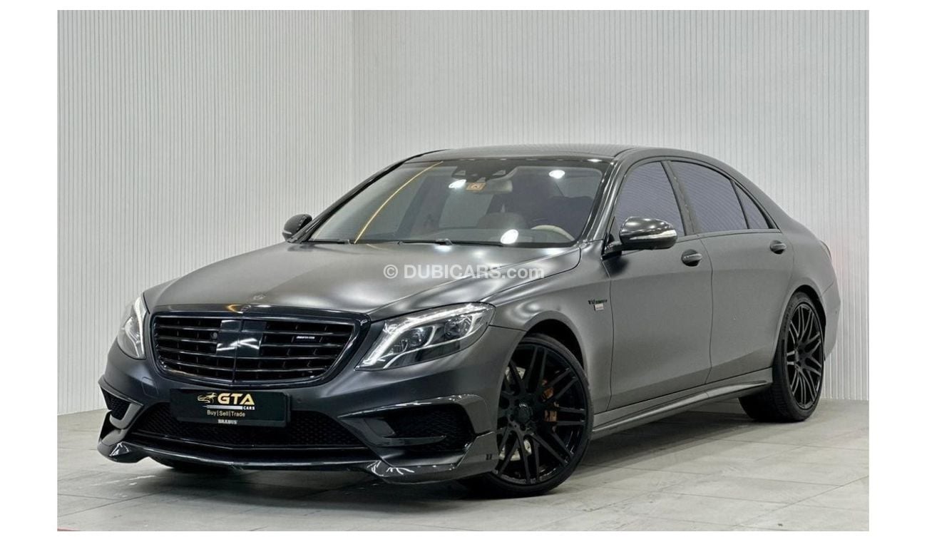 Mercedes-Benz S 63 AMG Std 2015 Mercedes Brabus S63 AMG 4MATIC, 1 Of 1, Full Service History, Fully Loaded, GCC