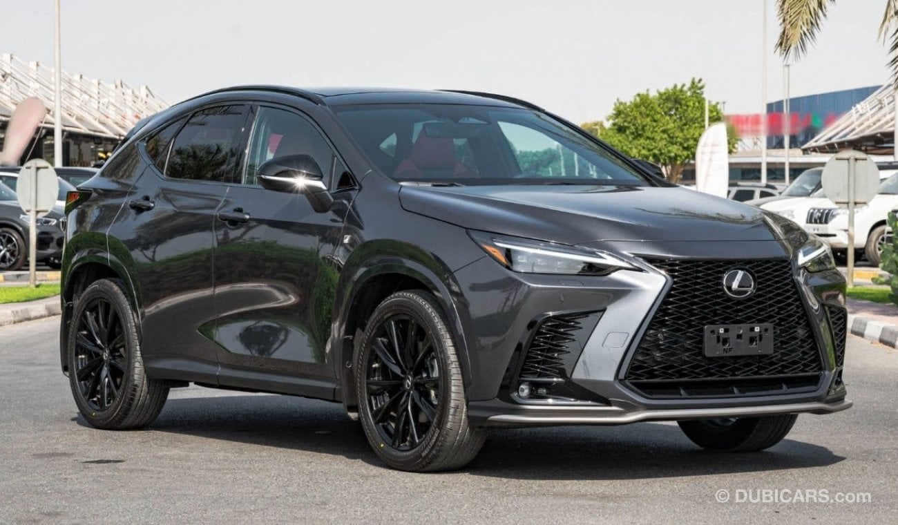 Lexus NX350 F SPORT 2.4L PETROL - CLOUDBURST GREY: PANORAMIC ROOF, HUD, HEATED LEATHER SEATS