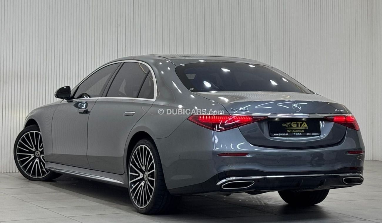 مرسيدس بنز S 580 4MATIC Exclusive 4.0L 2023 Mercedes Benz S580 AMG 4MATIC LWB, 2028 Mercedes Warranty + Service Packa