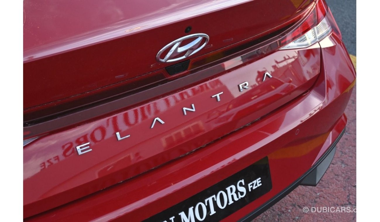 هيونداي إلانترا Hyundai Elantra 1.6L Petrol, Model 2023, Color Red