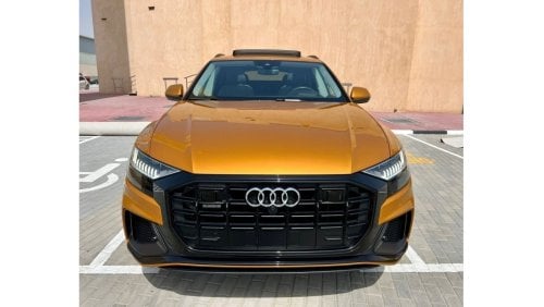 أودي Q8 55 TFSI quattro S-لاين سبورت باكج كلين تايتل بدون حوادث ضمان دخول جميع دول الخليج + مقاصه جمركية