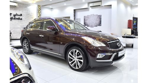 Infiniti QX50 EXCELLENT DEAL for our Infiniti QX50 ( 2017 Model ) in Burgundy Color GCC Specs