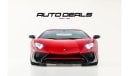 Lamborghini Aventador LP750-4 SuperVeloce SV | GCC - Full Service History - Low Mileage - Perfect Condition | 6.5L V12