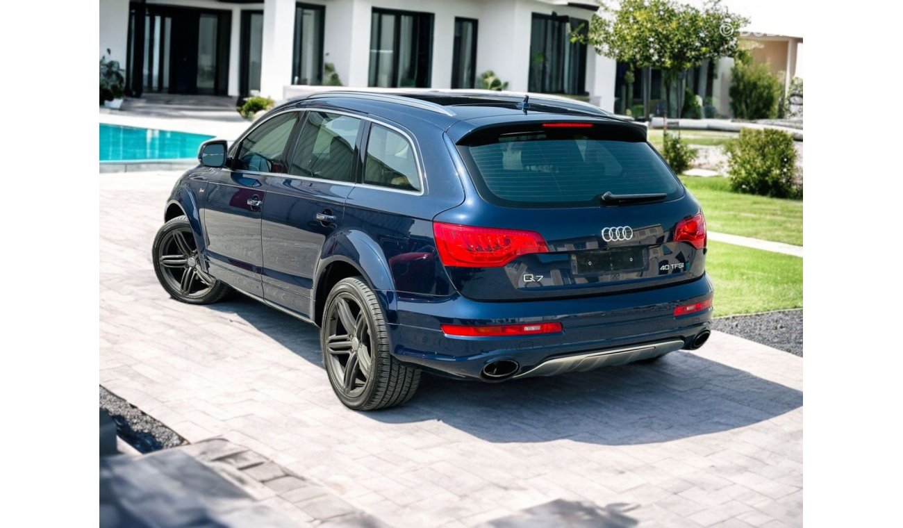 Audi Q7 TFSI quattro S-Line AED 1,120 PM || AUDI Q7 3.0TC || S-LINE V6 || 0% DOWNPAYMENT || GCC || WELL MAI 