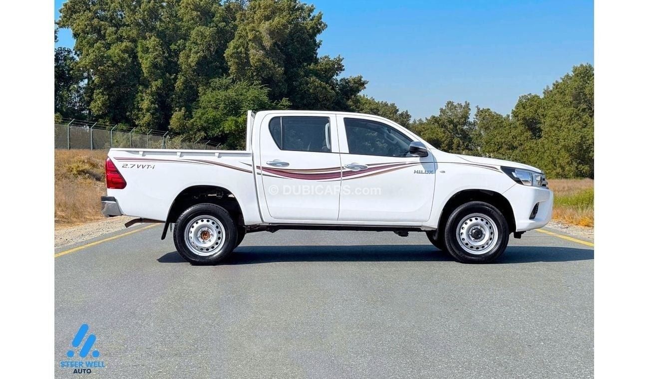 تويوتا هيلوكس GL 2.7L Double Cab Utility 4WD MT  Reliable Condition / GCC Specs / Ready to Drive / Book Now!