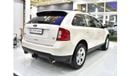 Ford Edge EXCELLENT DEAL for our Ford Edge SEL AWD ( 2013 Model ) in White Color GCC Specs