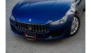 Maserati Ghibli Hybrid GT | 3,329 P.M  | 0% Downpayment | Like New | Emozione Blue