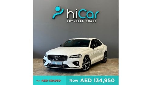 Volvo S60 B4 R Design AED 2,069pm • 0% Downpayment •B4 R-Design• Agency Warranty & Service Contract!