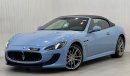 مازيراتي جران كابريو سبورت MC 2016 Maserati GranCabrio MC Sport Line, Full Option, Low Kms, GCC