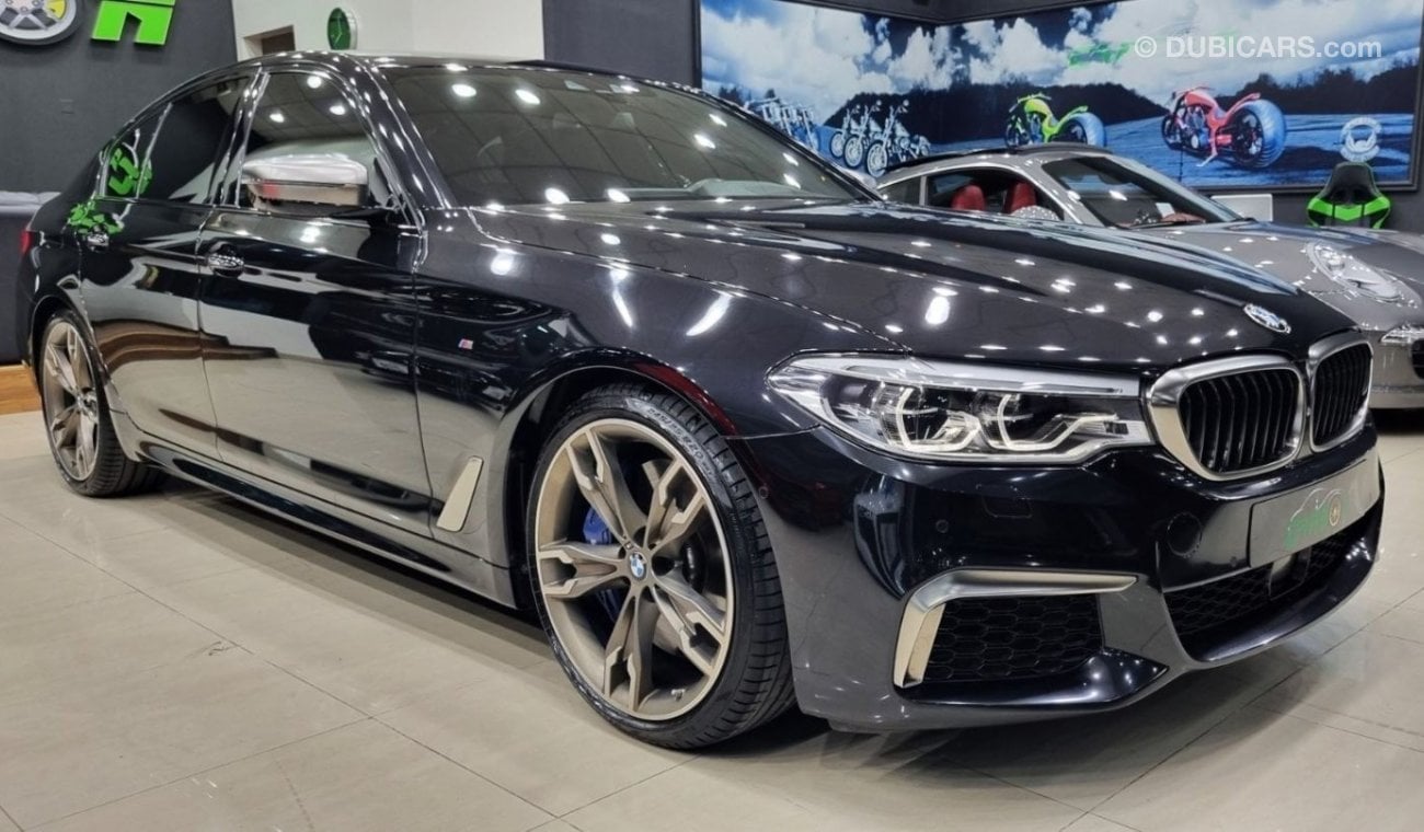 بي أم دبليو M550 SUMMER PROMOTION BMW M550I 2018 GCC IN IMMACULATE CONDITION STILL UNDER SERVICE CONTRACT FROM BMW