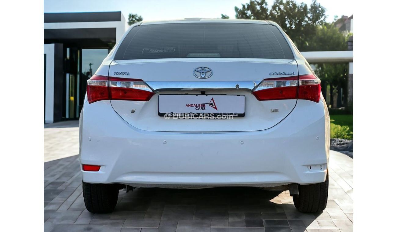 Toyota Corolla S 1.6L AED 740 PM | TOYOTA COROLLA 1.6L I4 | 2015 | GCC | WELL MAINTAINED | 0% DOWNPAYMENTAED 740 PM