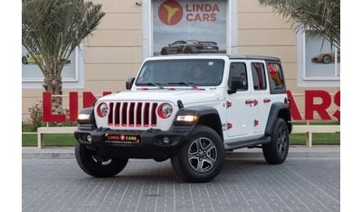 Jeep Wrangler Unlimited Sport 3.6L A/T Jeep Wrangler Unlimited Sport 2018 GCC under Warranty with Flexible Down-Pa