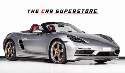 Porsche 718 Boxster 2022-PORSCHE BOXSTER-25 YEARS ANNIVERSARY EDITION-GCC-SPECIAL CAR-AL NABOODA WARRANTY TILL 2026