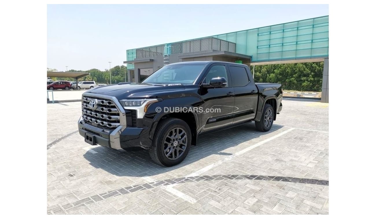 تويوتا تاندرا Toyota Tundra ( i-FORCE MAX ) Platinum Hybrid - 2024 - Black