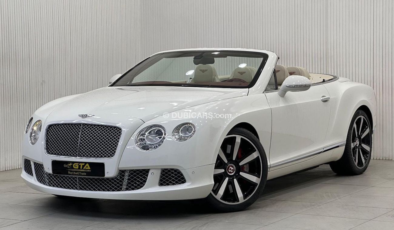 بنتلي كونتيننتال جي تي سي W12 2012 Bentley Continental GTC Convertible, W12, Excellent Condition, Full Options, GCC