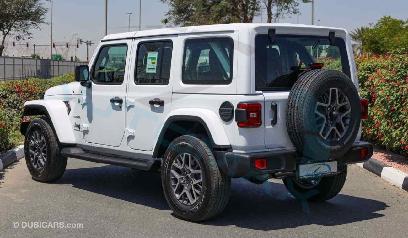 جيب رانجلر Unlimited Sahara Turbo , 2024 GCC , 0Km , With 5 Years Warranty & 3 Years Service @Official Dealer