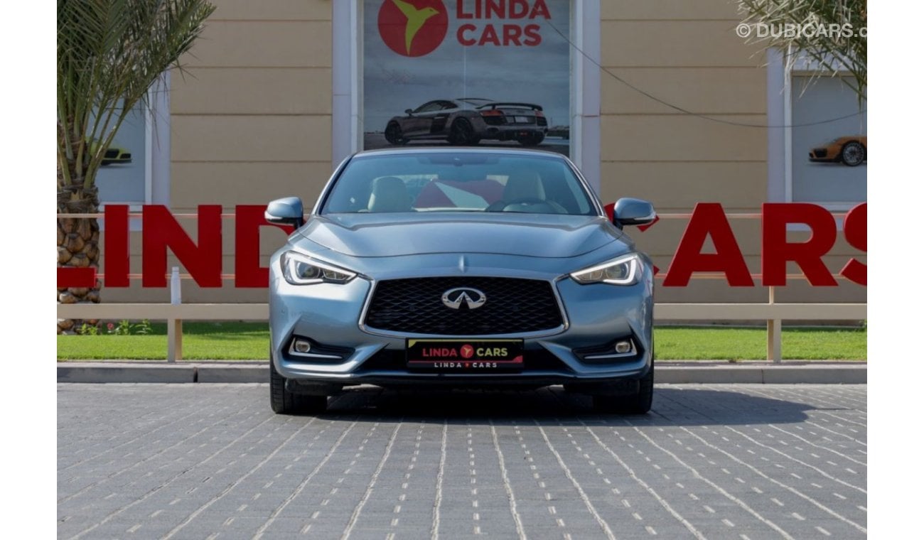 Infiniti Q60 Premium Infiniti Q60 2018 GCC (LOWEST MILEAGE) under Warranty with Flexible Down-Payment.