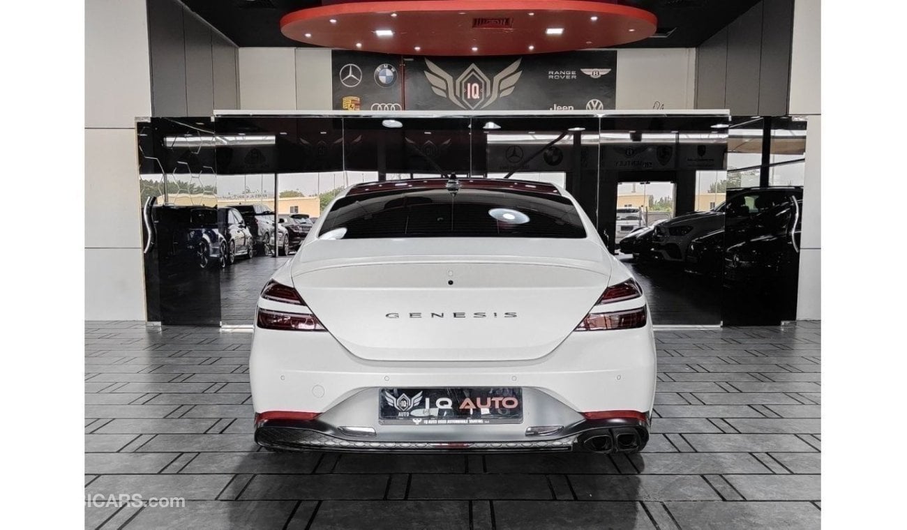 Genesis G70 AED 2,400 P.M | 2023 GENESIS G70 | PLATINUM | AGENCY WARRANTY | SERVICE CONTRACT | GCC | SUNROOF