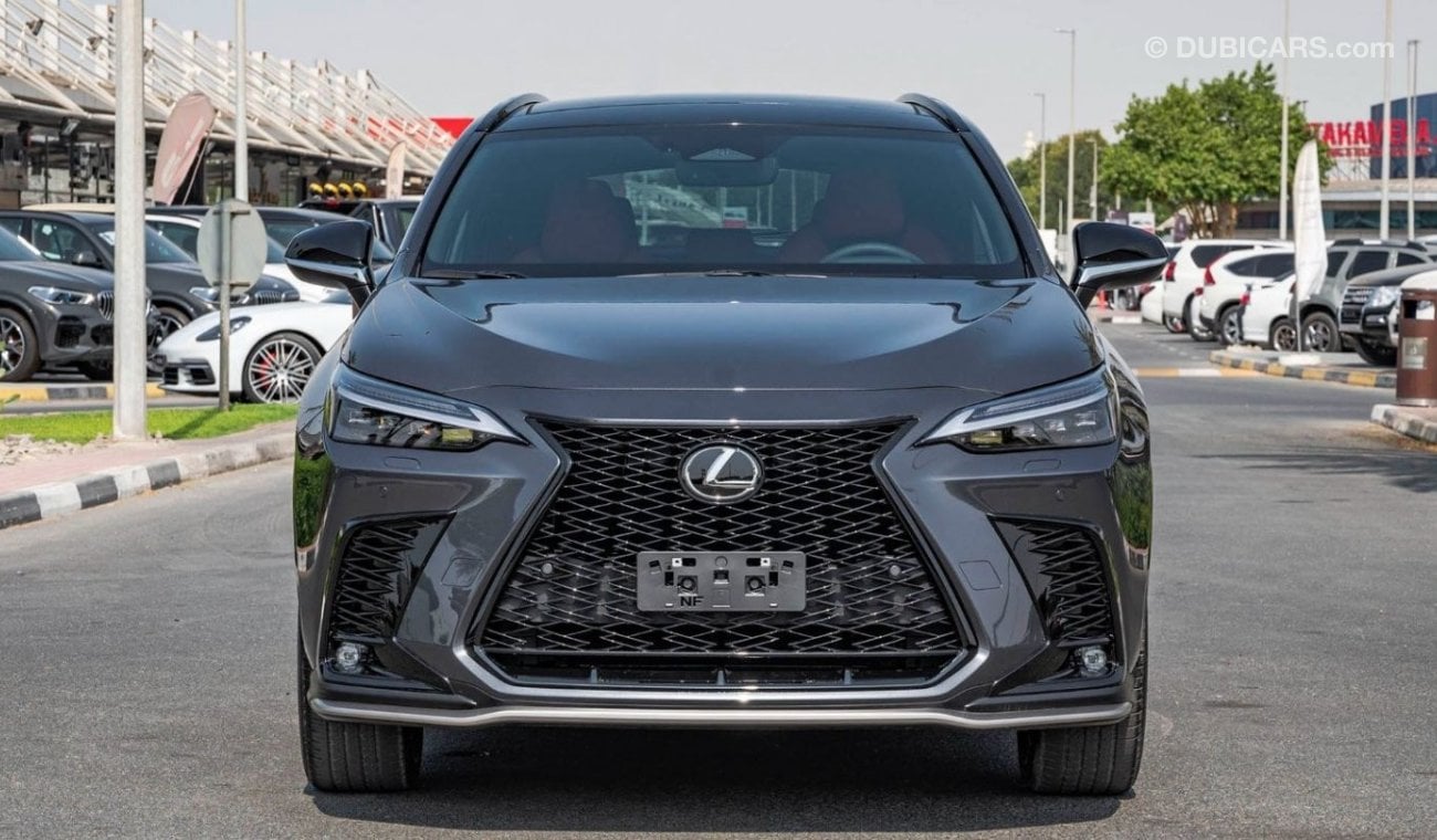 Lexus NX350 F SPORT 2.4L PETROL - CLOUDBURST GREY: PANORAMIC ROOF, HUD, HEATED LEATHER SEATS