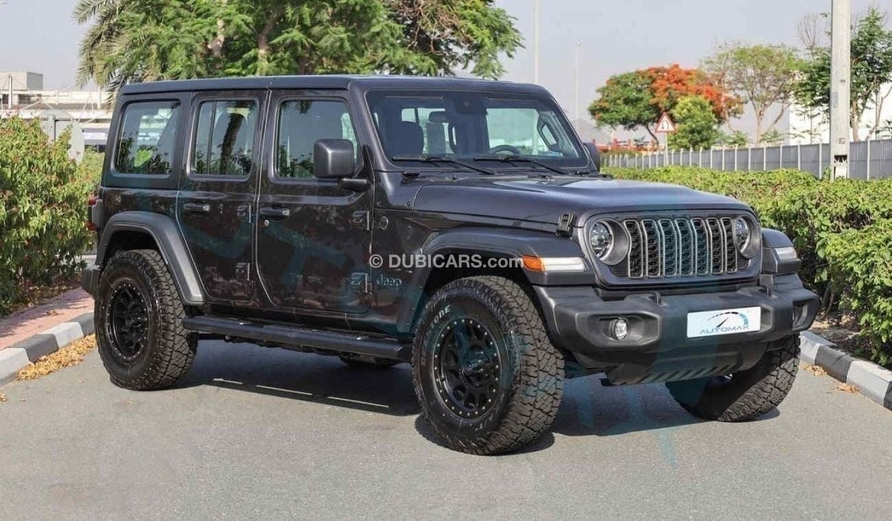 Jeep Wrangler Unlimited Sport S Turbo , 2024 GCC , 0Km , With 3 Years or 60 K KM  Warranty@Official Dealer