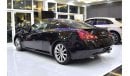 Infiniti G37 EXCELLENT DEAL for our Infiniti G37 S ( 2008 Model ) in Black Color GCC Specs